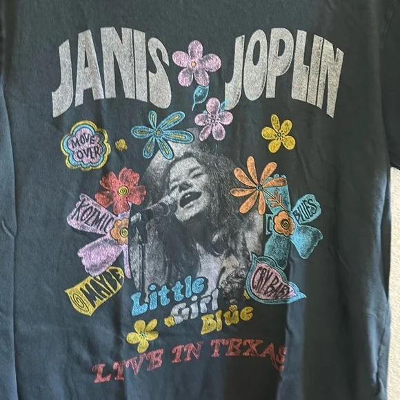 RARE Daydreamer | Janis Joplin Little Girl Blue Tour Tee | Medium - Picture 12 of 16